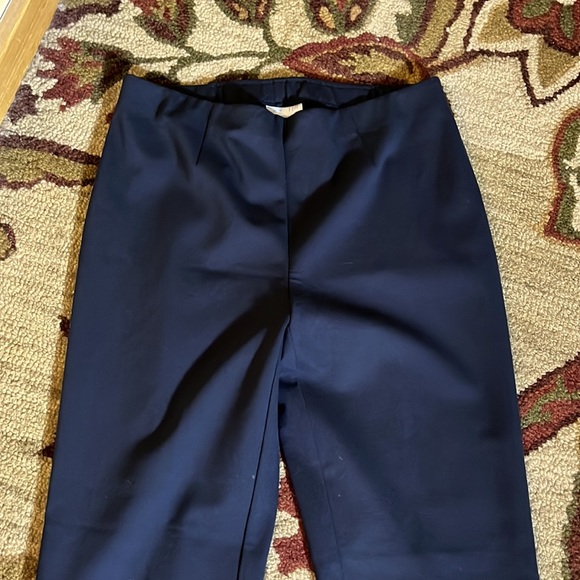 PURE JILL Size Small Pointe Slim Leg Pants Classic Navy Stretch PullOn $99 NEW - Picture 6 of 13